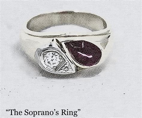 tony soprano pinky ring|tony soprano necklace medal.